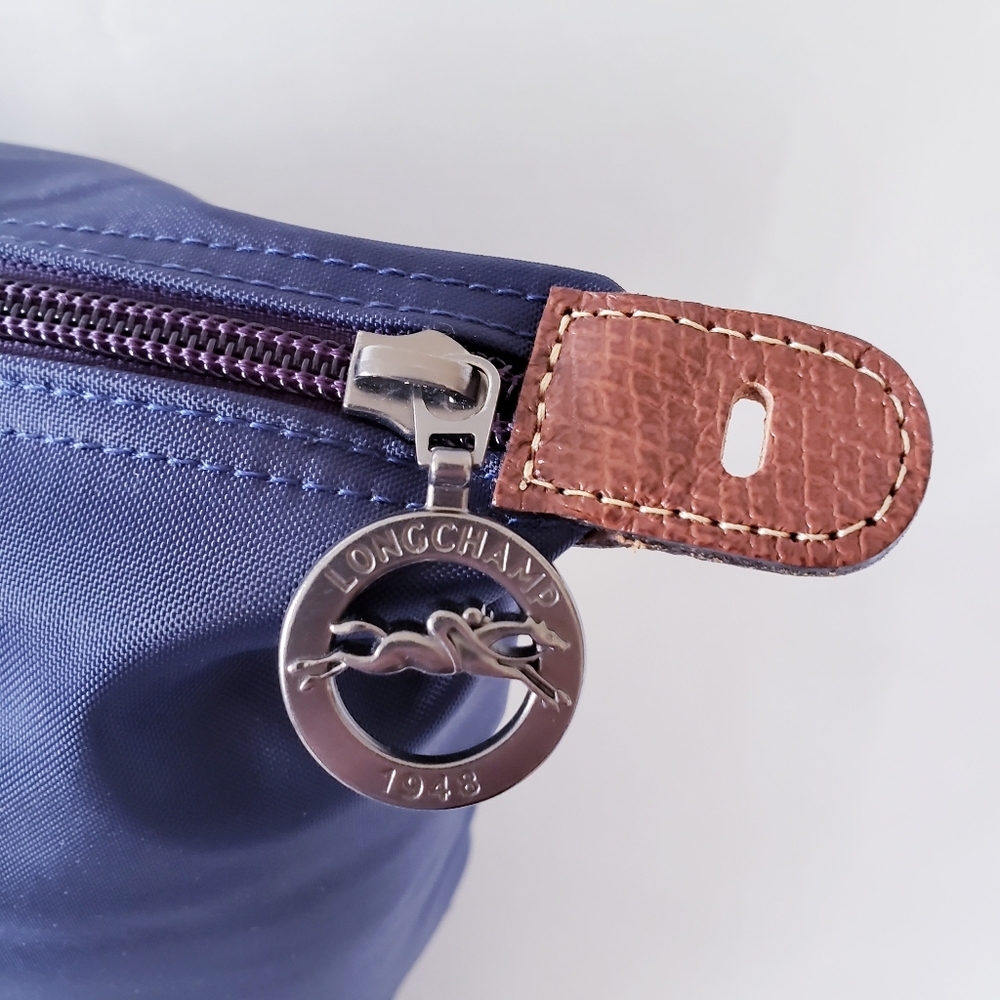 Longchamp Eiffel Tower Le Pliage Travel Bag - Navy - Picture 10 of 13